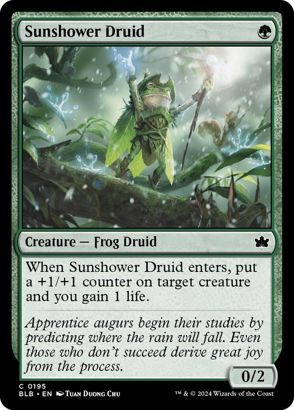 Sunshower Druid [BLB - 195] - Cartes Sportives Rive Sud