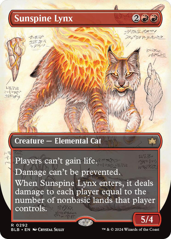 Sunspine Lynx (Borderless) [BLB - 292] - Cartes Sportives Rive Sud