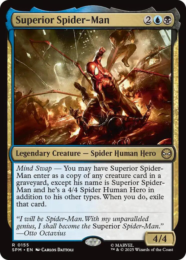 Superior Spider - Man [SPM - 155] - Cartes Sportives Rive Sud