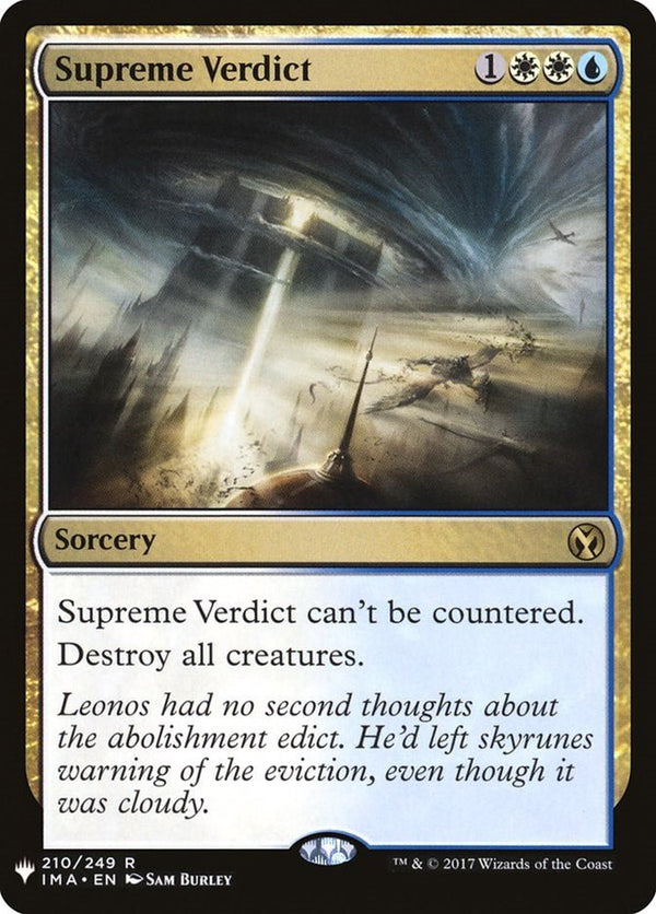 Supreme Verdict [LIST - 210] - Cartes Sportives Rive Sud