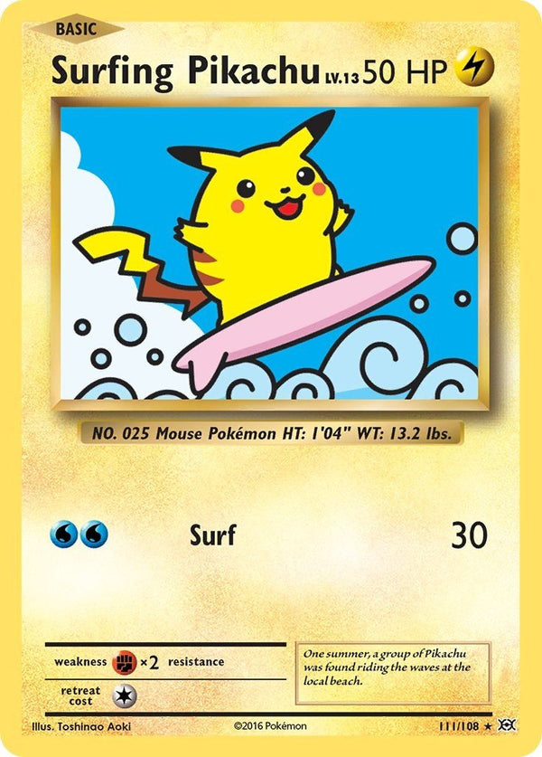 Surfing Pikachu [EVO - 111/108] - Cartes Sportives Rive Sud