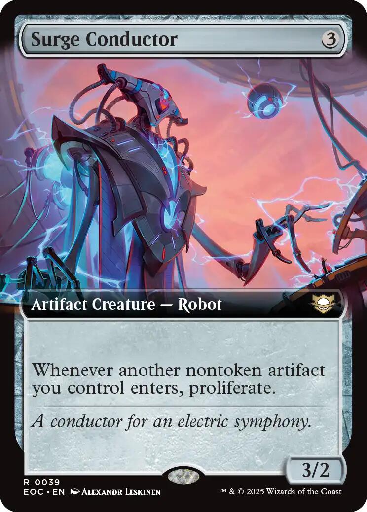 Surge Conductor (Extended Art) [EOC - 39] - Cartes Sportives Rive Sud