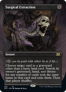 Surgical Extraction (Borderless) [2X2 - 356] - Cartes Sportives Rive Sud