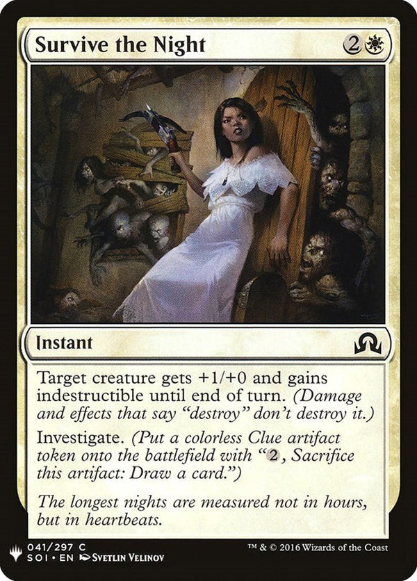 Survive the Night [LIST - 41] - Cartes Sportives Rive Sud