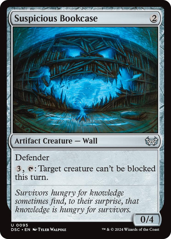 Suspicious Bookcase [DSC - 95] - Cartes Sportives Rive Sud