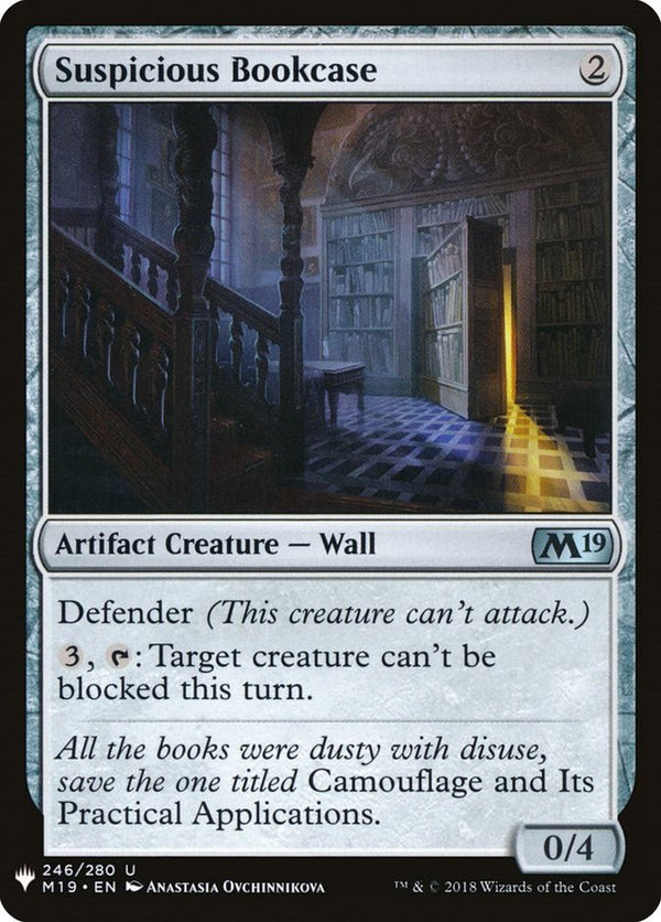 Suspicious Bookcase [LIST - 246] - Cartes Sportives Rive Sud