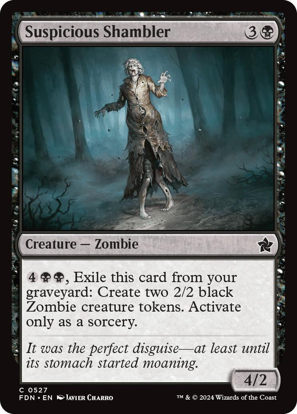 Suspicious Shambler [FDN - 527] - Cartes Sportives Rive Sud