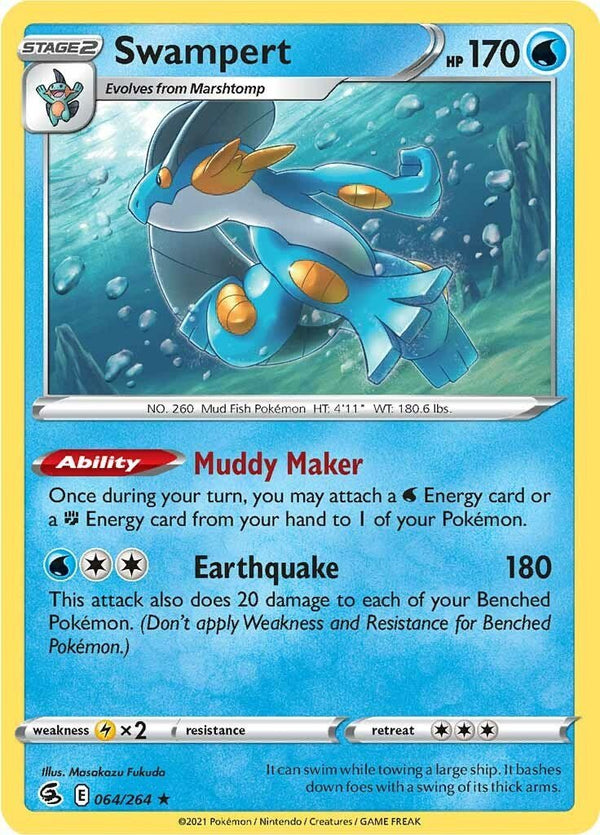 Swampert [SWSH08 - 064/264] - Cartes Sportives Rive Sud