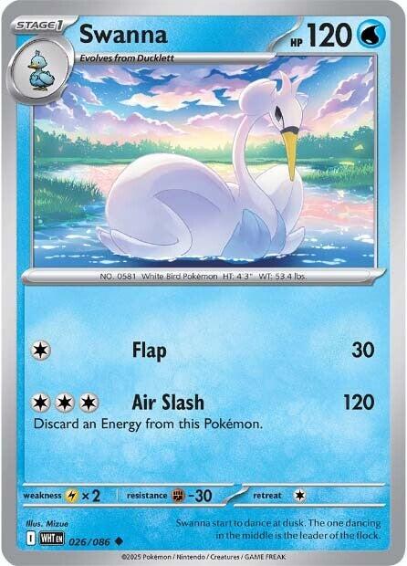 Swanna [WHT - 026/086] - Cartes Sportives Rive Sud