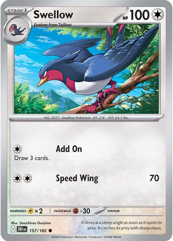 Swellow [DRI - 157/182] - Cartes Sportives Rive Sud