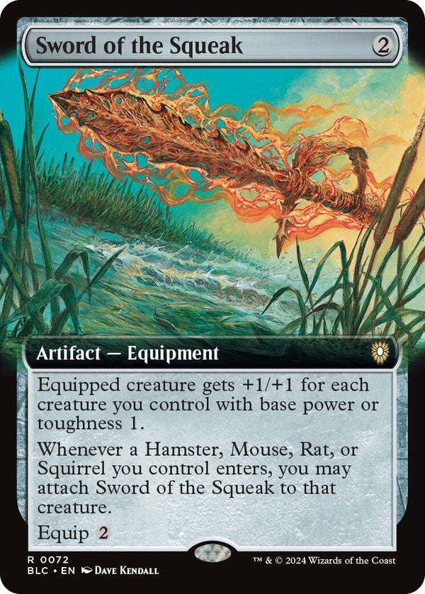 Sword of the Squeak (Extended Art) [BLC - 72] - Cartes Sportives Rive Sud