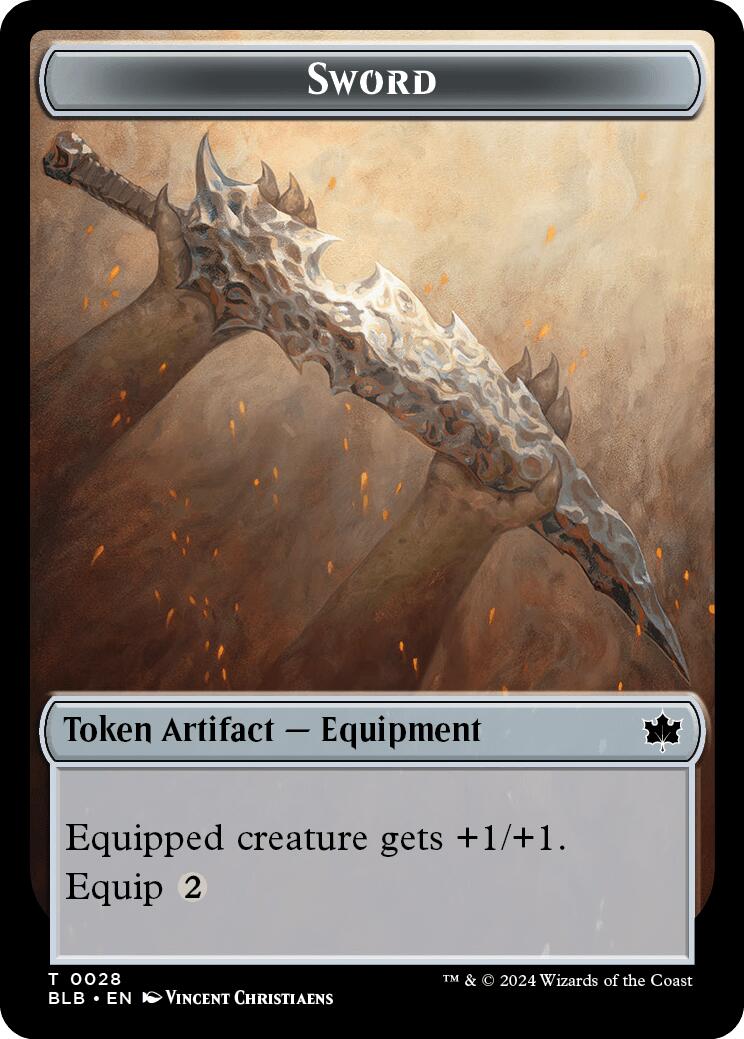 Sword Token [BLB - 28] - Cartes Sportives Rive Sud