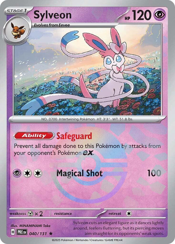 Sylveon (Poke Ball Pattern) [PRE - 040/131] - Cartes Sportives Rive Sud