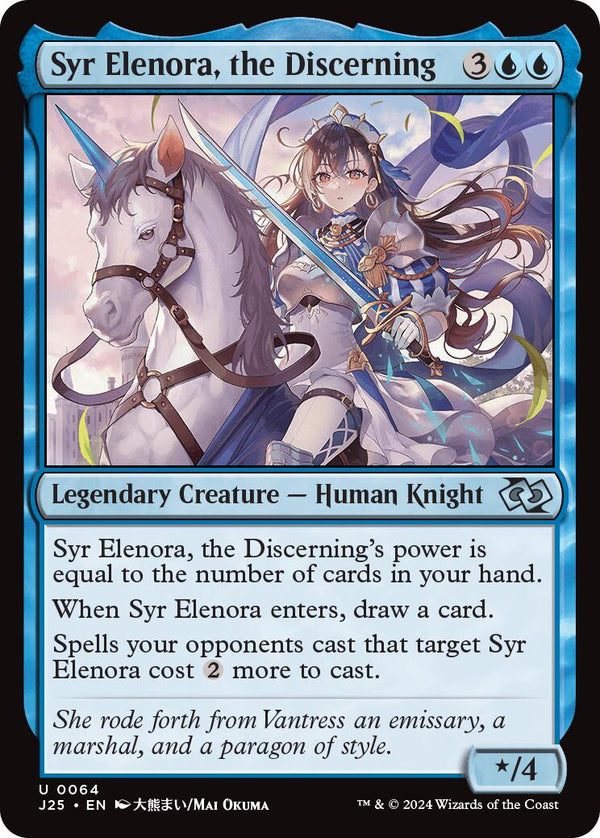 Syr Elenora, the Discerning (Anime) [J25 - 64] - Cartes Sportives Rive Sud