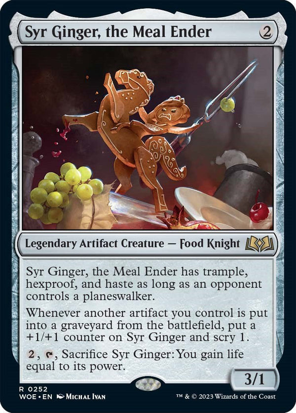 Syr Ginger, the Meal Ender [WOE - 252] - Cartes Sportives Rive Sud