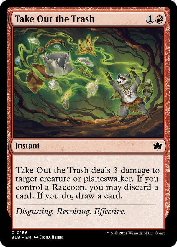 Take Out the Trash [BLB - 156] - Cartes Sportives Rive Sud