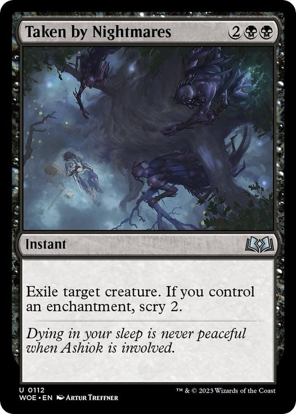 Taken by Nightmares [WOE - 112] - Cartes Sportives Rive Sud