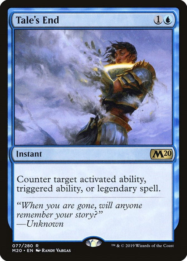 Tale's End [M20 - 77] - Cartes Sportives Rive Sud