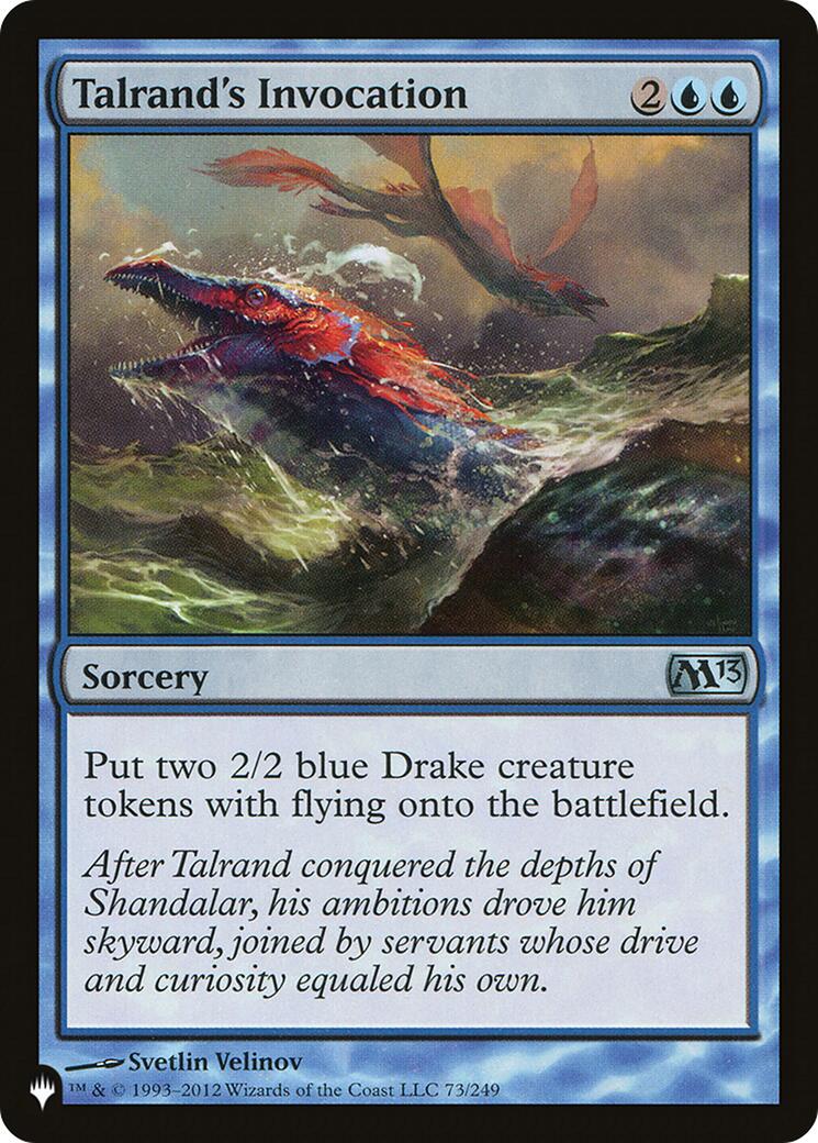 Talrand's Invocation [LIST - 73/249] - Cartes Sportives Rive Sud