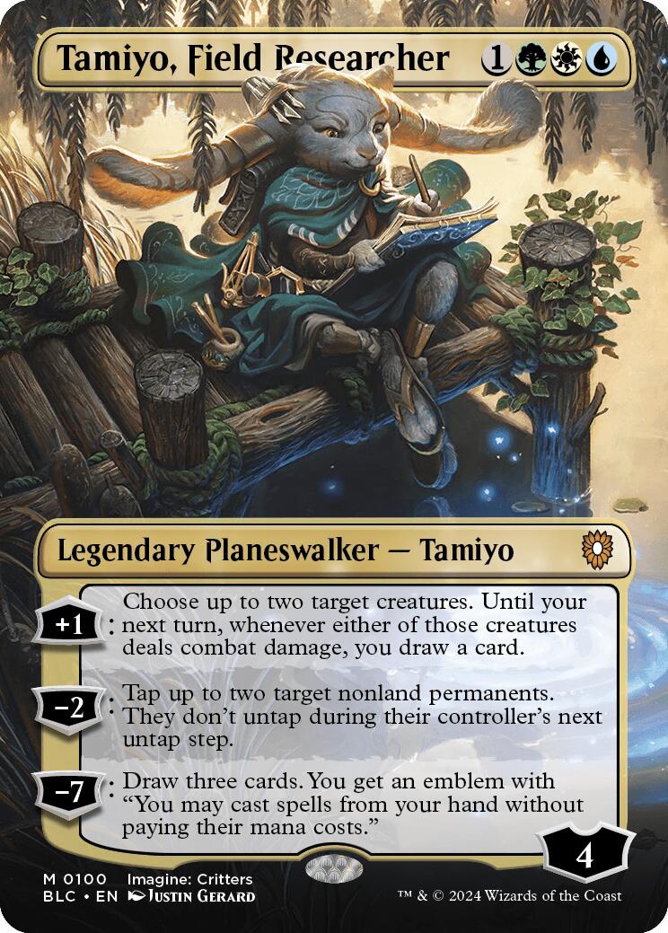 Tamiyo, Field Researcher (Borderless) [BLC - 100] - Cartes Sportives Rive Sud