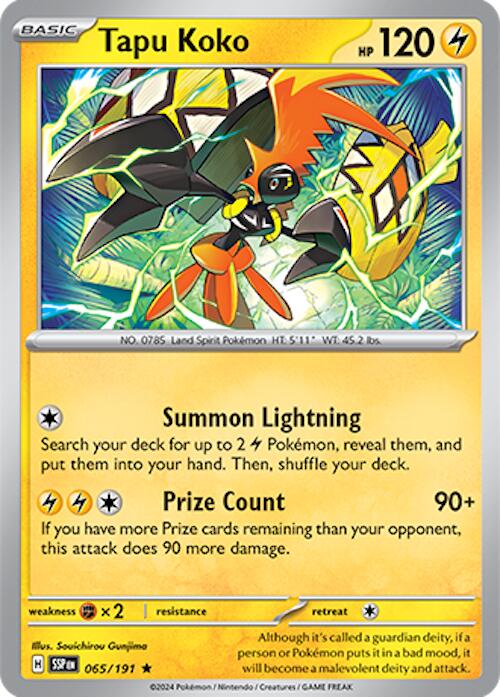 Tapu Koko [SSP - 065/191] - Cartes Sportives Rive Sud