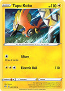 Tapu Koko [SWSH03 - 061/189] - Cartes Sportives Rive Sud
