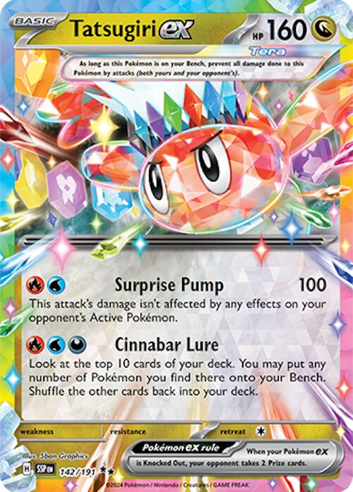 Tatsugiri ex - 142/191 [SV08 - 142/191] - Cartes Sportives Rive Sud