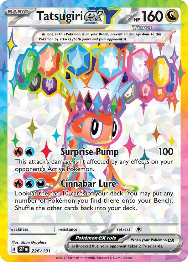 Tatsugiri ex - 226/191 [SV08 - 226/191] - Cartes Sportives Rive Sud