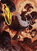 Tattered Ratter Art Card (Gold - Stamped Signature) [ASWOE - 20] - Cartes Sportives Rive Sud