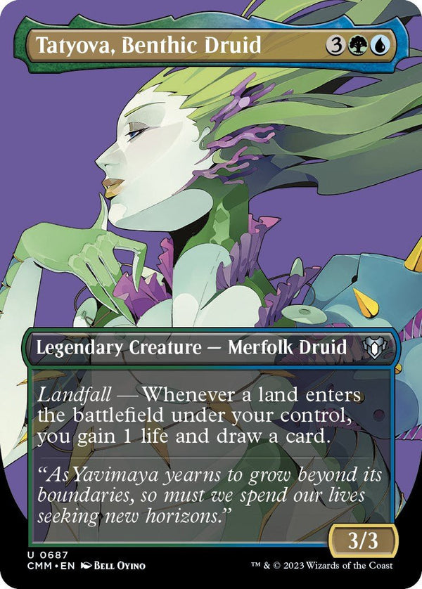 Tatyova, Benthic Druid (Borderless) [CMM - 687] - Cartes Sportives Rive Sud