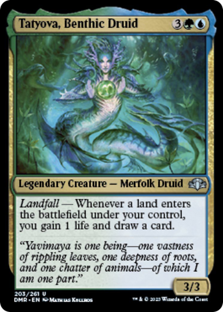 Tatyova, Benthic Druid [DMR - 203] - Cartes Sportives Rive Sud