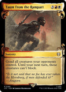 Taunt from the Rampart (Showcase Scrolls) [LTC - 481] - Cartes Sportives Rive Sud