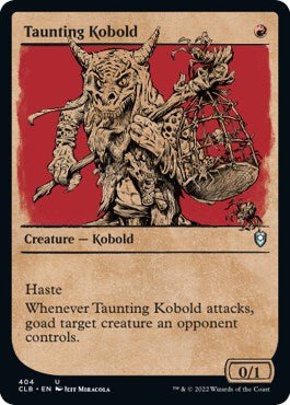 Taunting Kobold (Showcase) [CLB - 404] - Cartes Sportives Rive Sud