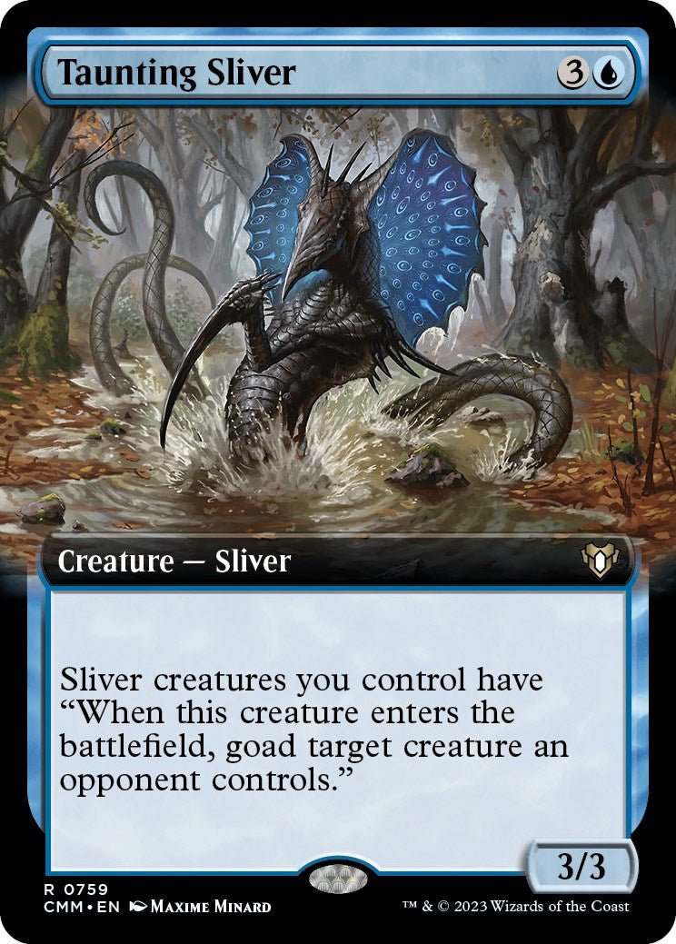 Taunting Sliver (Extended Art) [CMM - 759] - Cartes Sportives Rive Sud