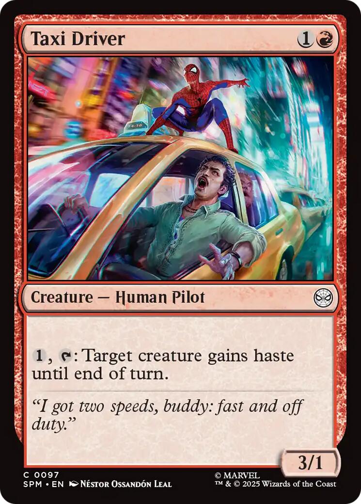 Taxi Driver [SPM - 97] - Cartes Sportives Rive Sud