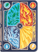 TCG Faux - Leather Elemental Trading Card Binder (Pre - Order) - Cartes Sportives Rive Sud
