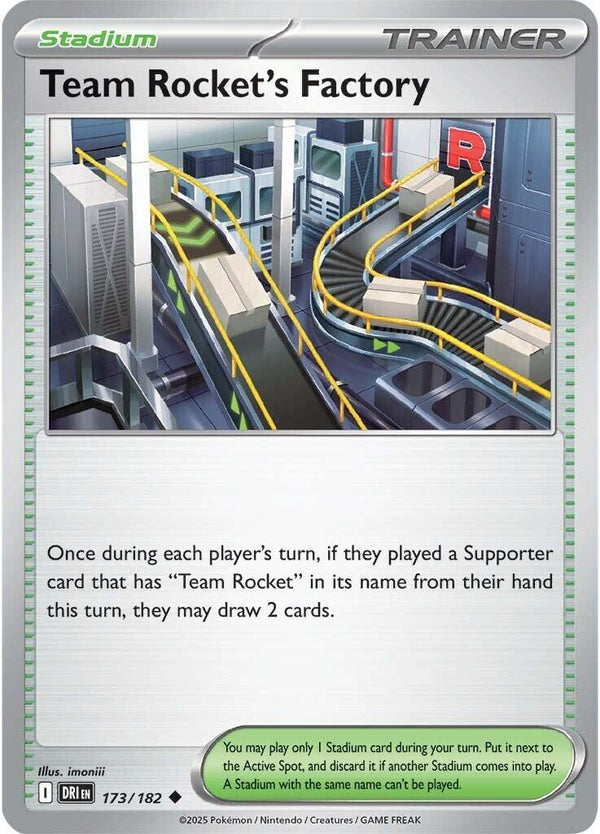 Team Rocket's Factory [DRI - 173/182] - Cartes Sportives Rive Sud