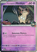 Team Rocket's Mimikyu (Prerelease) [MCAP - 087/182] - Cartes Sportives Rive Sud