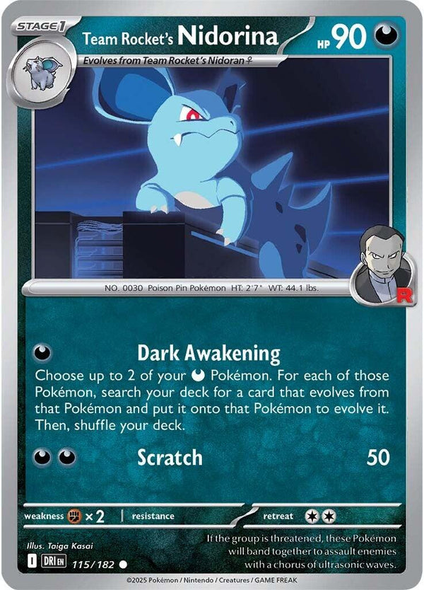 Team Rocket's Nidorina [DRI - 115/182] - Cartes Sportives Rive Sud