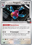 Team Rocket's Porygon - Z [DRI - 155/182] - Cartes Sportives Rive Sud