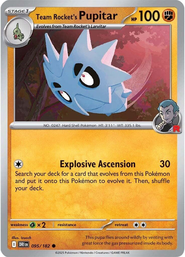 Team Rocket's Pupitar [DRI - 095/182] - Cartes Sportives Rive Sud