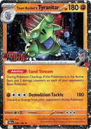 Team Rocket's Tyranitar (Prerelease) [MCAP - 096/182] - Cartes Sportives Rive Sud