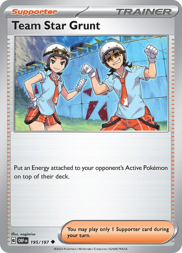 Team Star Grunt [OBF - 195/197] - Cartes Sportives Rive Sud
