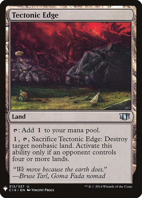 Tectonic Edge [LIST - 313] - Cartes Sportives Rive Sud