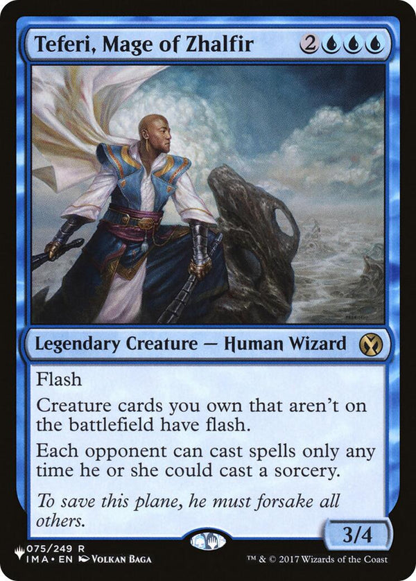 Teferi, Mage of Zhalfir [LIST - 075/249] - Cartes Sportives Rive Sud