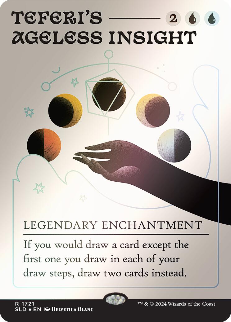 Teferi's Ageless Insight (Rainbow Foil) [SLD - 1721] - Cartes Sportives Rive Sud