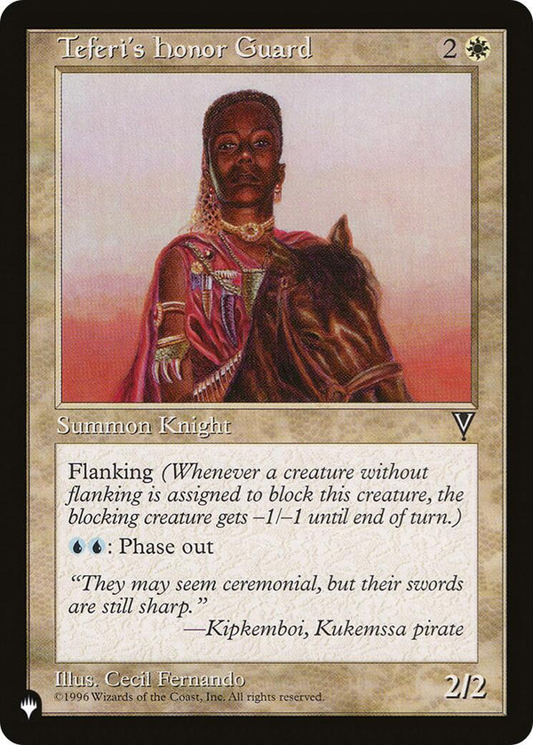 Teferi's Honor Guard - Cartes Sportives Rive Sud