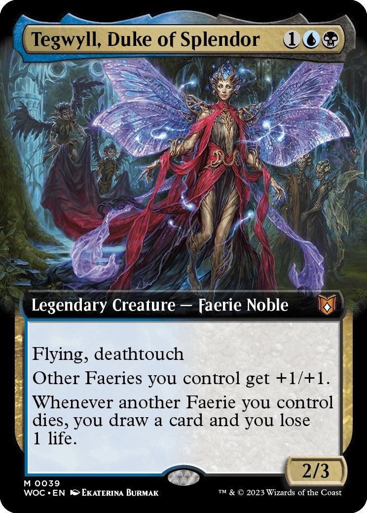 Tegwyll, Duke of Splendor (Extended Art) [WOC - 39] - Cartes Sportives Rive Sud