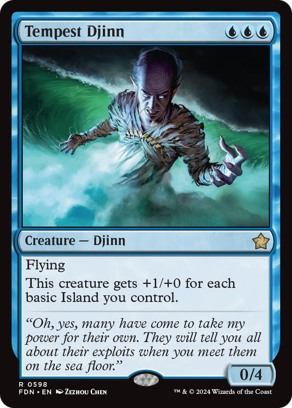 Tempest Djinn [FDN - 598] - Cartes Sportives Rive Sud