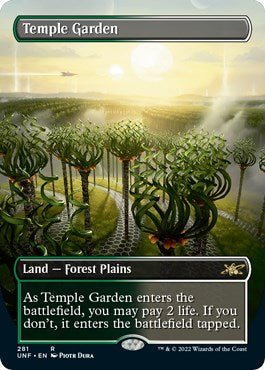 Temple Garden (Borderless) [UNF - 281] - Cartes Sportives Rive Sud